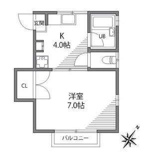TBコーポ【3階】の間取り