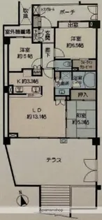 山王プレイス【1階】の間取り