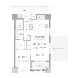 ガーデン蒲田【11階】の間取り