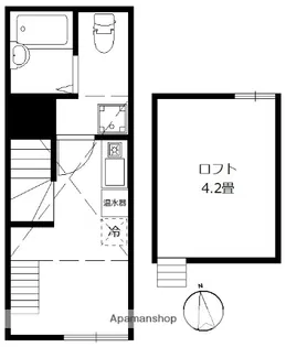 インベスト大崎Ⅱ【205号室】の間取り