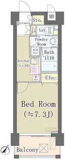 プラザ西品川【1階】の間取り