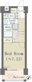 プラザ西品川【1階】の間取り