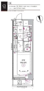 RELUXIA品川中延【6階】の間取り