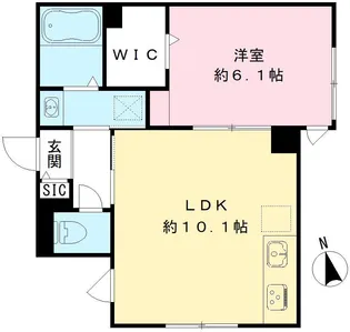メゾンドアルグ【102号室号室】の間取り