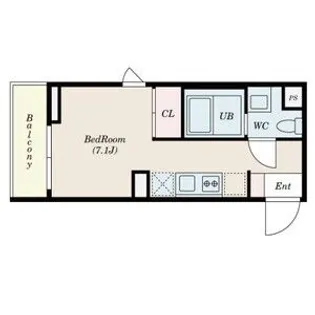 LOTUS TOGOSHIGINZA【2階】の間取り