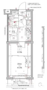 クレイシア西馬込【2階】の間取り