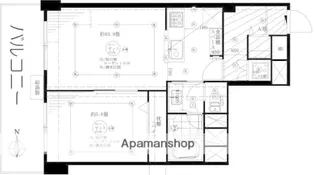 NK五反田コータース【8階】の間取り
