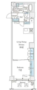 オーパスレジデンス南青山【3階】の間取り