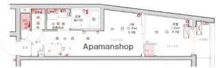 ハーモニーレジデンス品川大井町【1階】の間取り