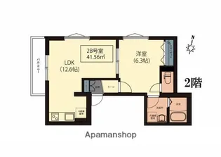 エルデ大岡山【2階】の間取り