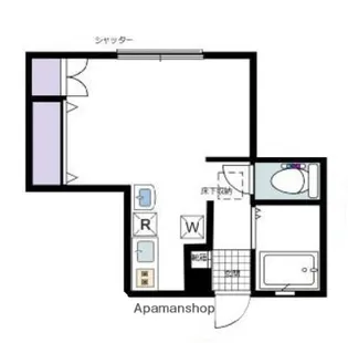 YSビラ【2A号室】の間取り