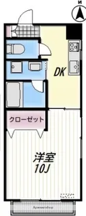 FLAT山王【101号室号室】の間取り