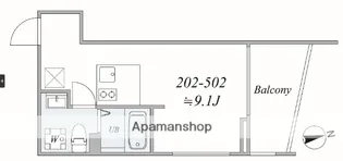 TRIAS299【2階】の間取り