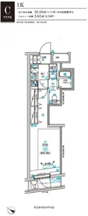 RELUXIA不動前【4階】の間取り