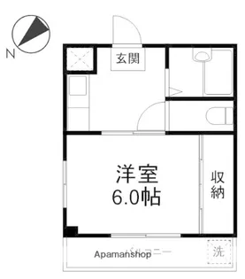 KC川北ビル【2階】の間取り