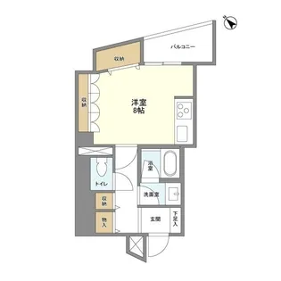 Daffitto天王洲【12階】の間取り