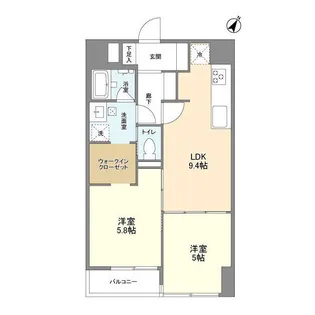 PATH仲六郷【1階】の間取り