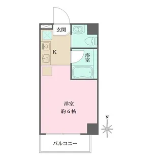 ビオスヴィラ都立大学【3階】の間取り