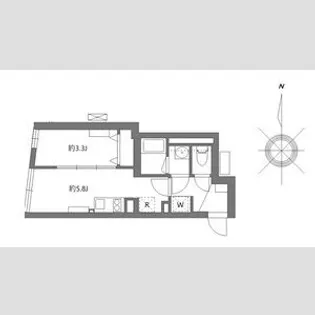 エルファーロ駒沢公園Ⅱ【3階】の間取り