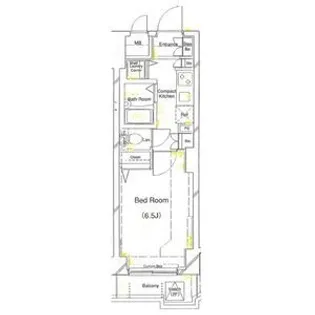 CYNTHIA FOURーD MEGUROOHASHI【2階】の間取り