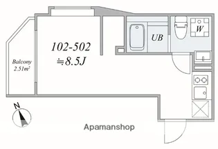 TRIAS151【1階】の間取り
