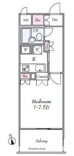 ヴェルタ大森【3階】の間取り