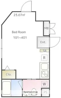 旗の台レジデンス【1階】の間取り