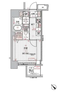 ARCOBALENO TOGOSHIGINZA【1階】の間取り