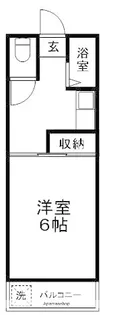 ハイスカイ山王【1階】の間取り