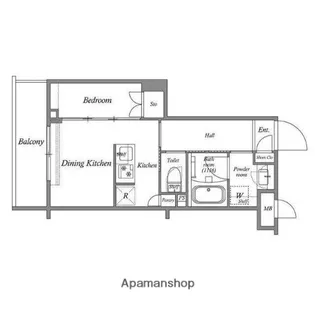 ACP RESIDENCE 中延【1階】の間取り