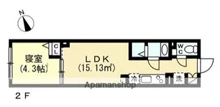 エフティヒア西品川【2階】の間取り