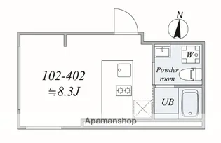 TRIAS261【402号室】の間取り