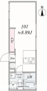 TRIAS611【2階】の間取り