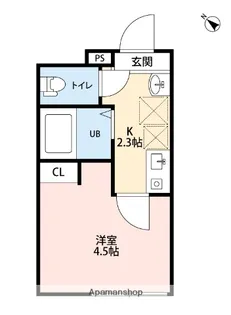 ホワイトパレット品川二葉Ⅰ【203号室】の間取り