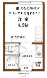 プランドルホシノB館【2階】の間取り