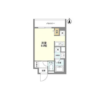 パルムクレスト武蔵小山 サウス棟【1階】の間取り