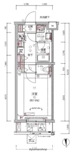 ARCOBALENO UMEYASHIKI【404号室】の間取り