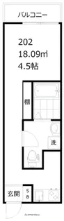 RPレジデンスななつぼし【1階】の間取り