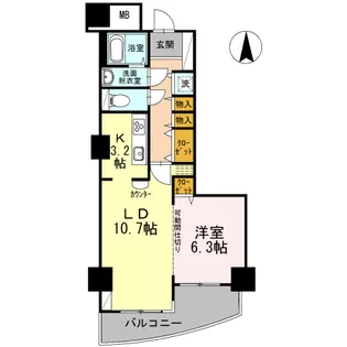 品川シーサイドビュータワー Ⅱ【8階】の間取り