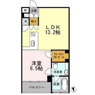 カスタリア目黒長者丸【3階】の間取り