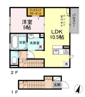 HOUSE祐天寺【2階】の間取り