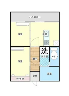 グランデ蒲田【502号室】の間取り