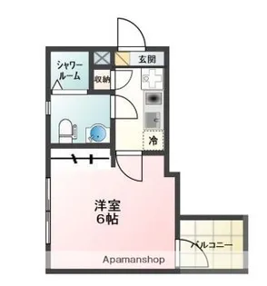 GLANZ東大井WEST【1階】の間取り