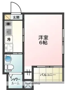 GLANZ東大井WEST【201号室】の間取り