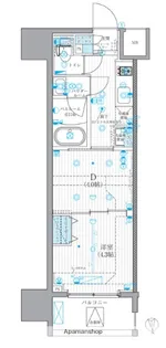 リテラス蒲田【6階】の間取り