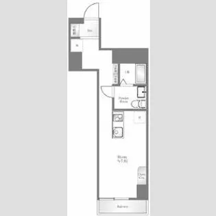 ペガサスステーションプラザ蒲田【2階】の間取り