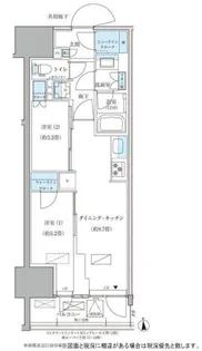 パークアクシス品川天王洲アイル【10階】の間取り