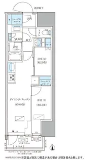 パークアクシス品川天王洲アイル【10階】の間取り