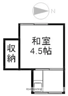 第2日出荘【105号室】の間取り