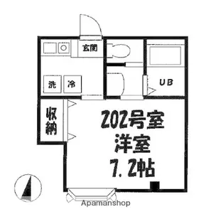 ビラフォレスト多摩川【3階】の間取り
